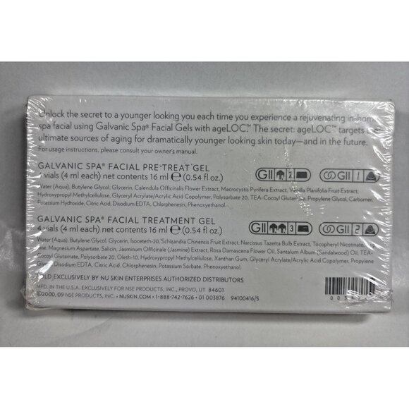 Nu Skin Ageloc Galvanic Spa Facial Gels 4 Pre-Treat 4 Treatment 4 ml 2000 - Picture 3 of 7